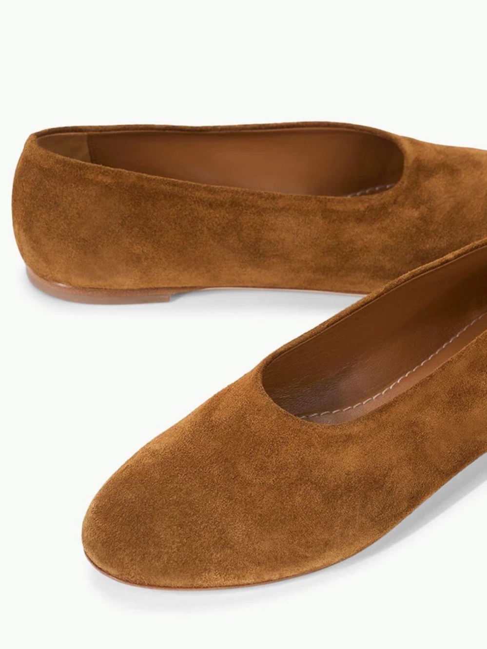 STAUD ALBA BALLET FLAT | TAN SUEDE
Tan / Brown / Cognac 39.5